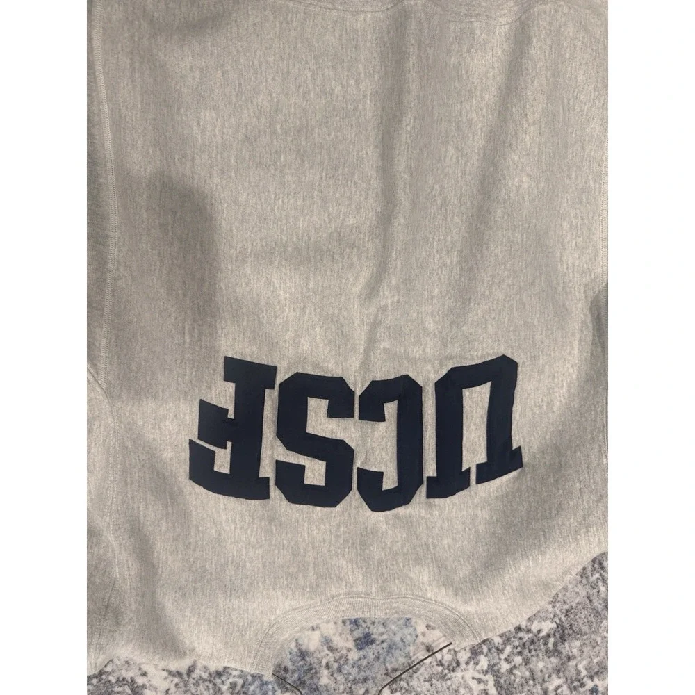 Vintage The Cotton Exchange UCSF Sweatshirt Large Gray Embroidered Crewneck Usa